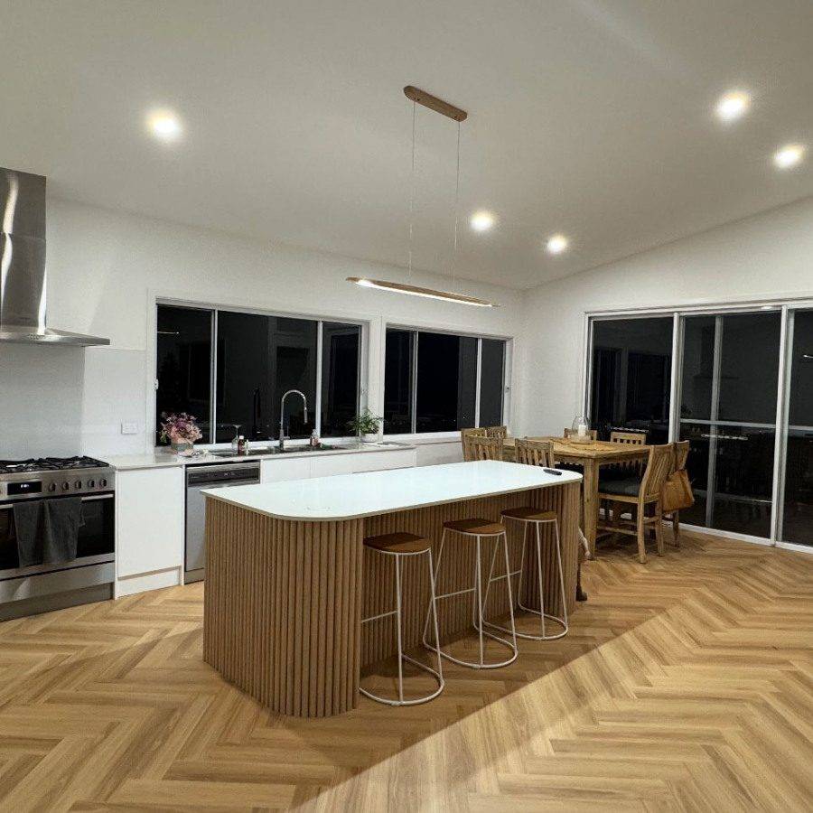 Finished kitchen after the fit-out